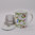 Teetasse mit Sieb und Deckel, Blumenranken - Tealogic Fleurette